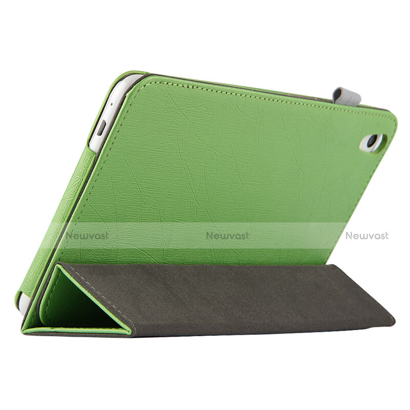 Leather Case Stands Flip Cover L04 for Huawei Honor Pad 2 Green