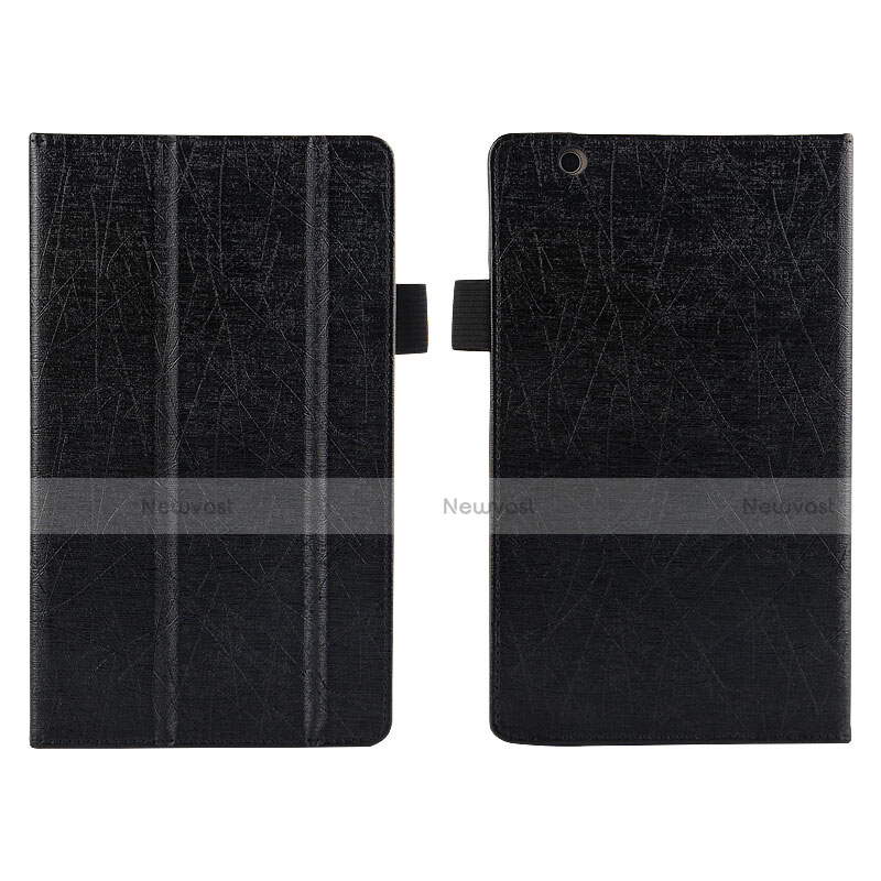 Leather Case Stands Flip Cover L04 for Huawei Mediapad M3 8.4 BTV-DL09 BTV-W09 Black