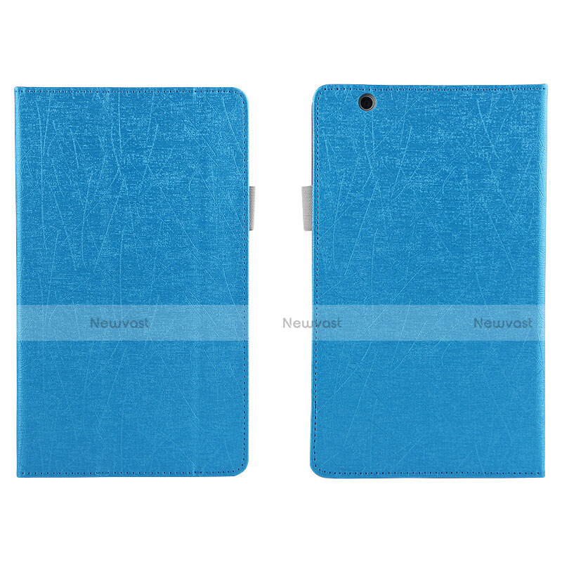 Leather Case Stands Flip Cover L04 for Huawei Mediapad M3 8.4 BTV-DL09 BTV-W09 Blue