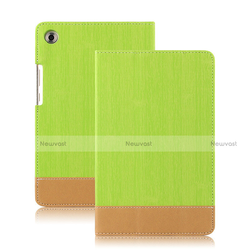 Leather Case Stands Flip Cover L04 for Huawei MediaPad M5 8.4 SHT-AL09 SHT-W09 Green