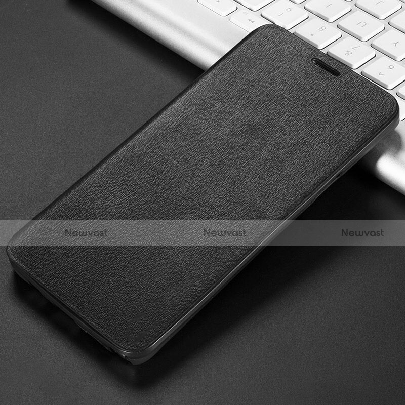 Leather Case Stands Flip Cover L04 for Samsung Galaxy Note 5 N9200 N920 N920F Black