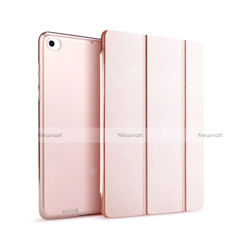 Leather Case Stands Flip Cover L04 for Xiaomi Mi Pad 2 Rose Gold