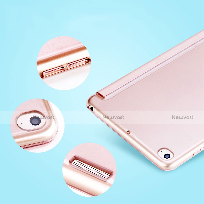 Leather Case Stands Flip Cover L04 for Xiaomi Mi Pad 3 Rose Gold