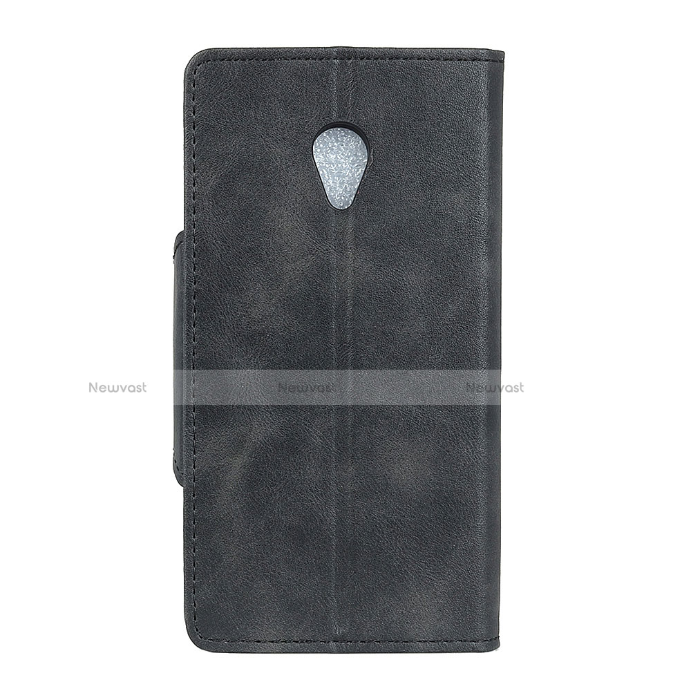 Leather Case Stands Flip Cover L04 Holder for Alcatel 1X (2019)