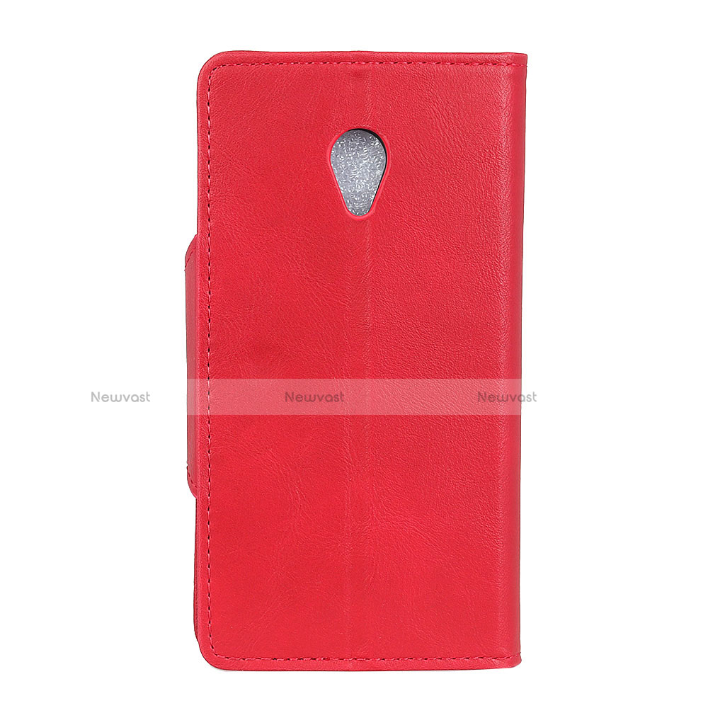 Leather Case Stands Flip Cover L04 Holder for Alcatel 1X (2019)