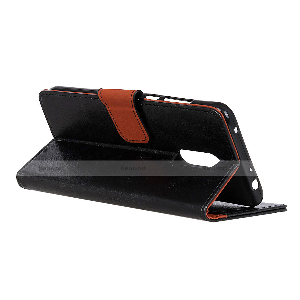 Leather Case Stands Flip Cover L04 Holder for Alcatel 3L