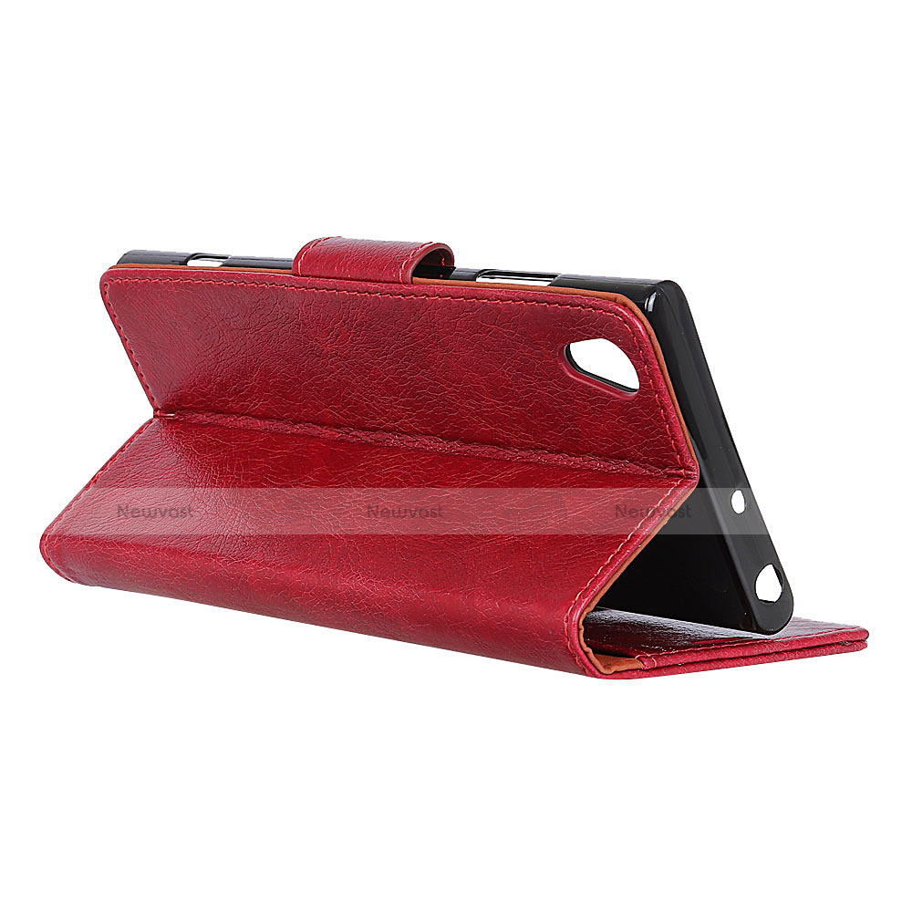 Leather Case Stands Flip Cover L04 Holder for Asus ZenFone Live L1 ZA550KL