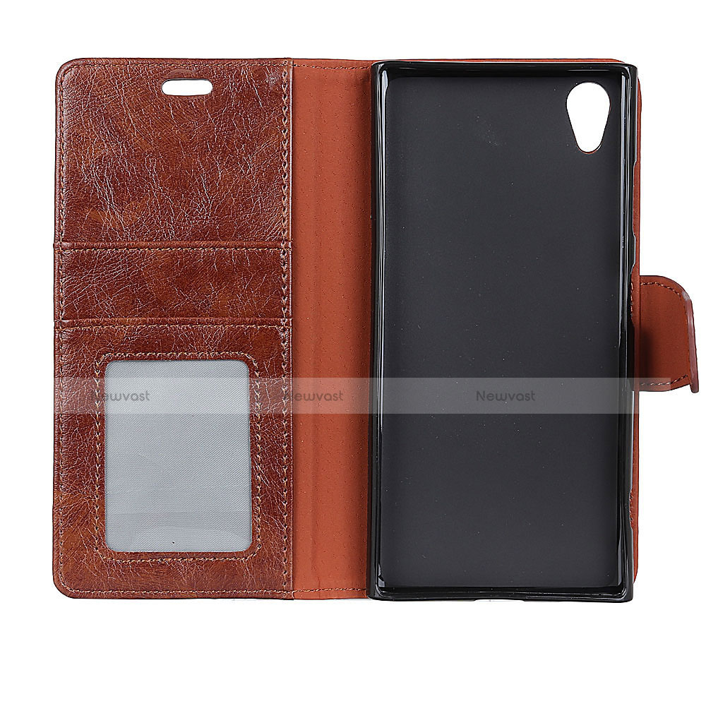 Leather Case Stands Flip Cover L04 Holder for Asus ZenFone Live L1 ZA550KL