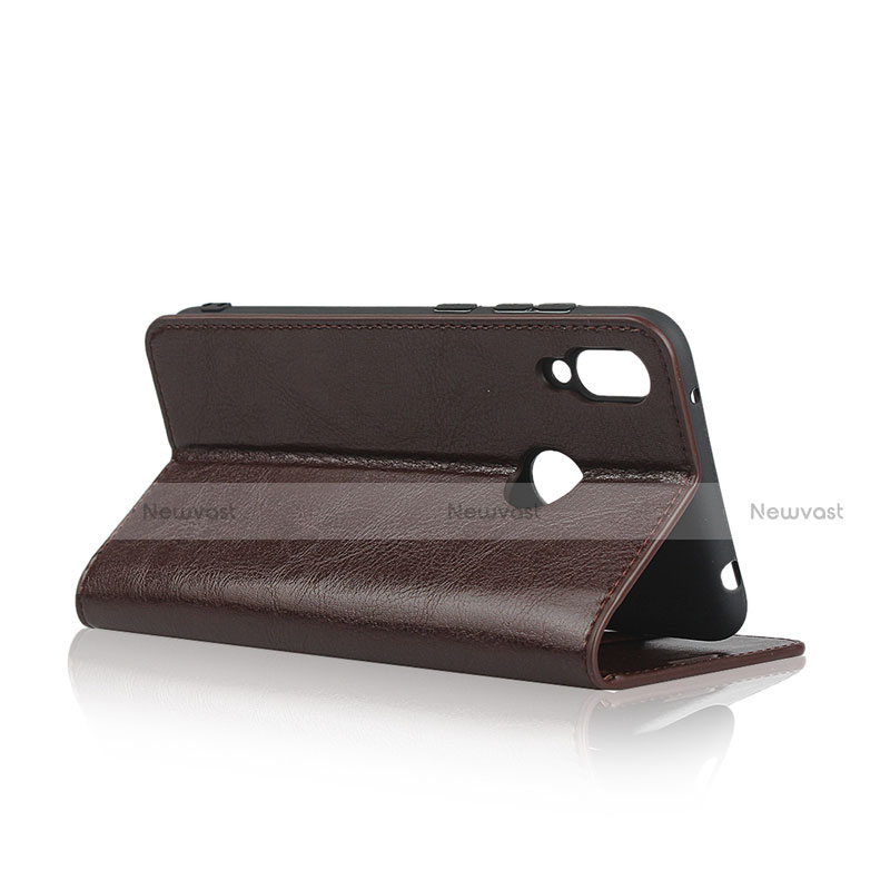 Leather Case Stands Flip Cover L04 Holder for Huawei Enjoy 9