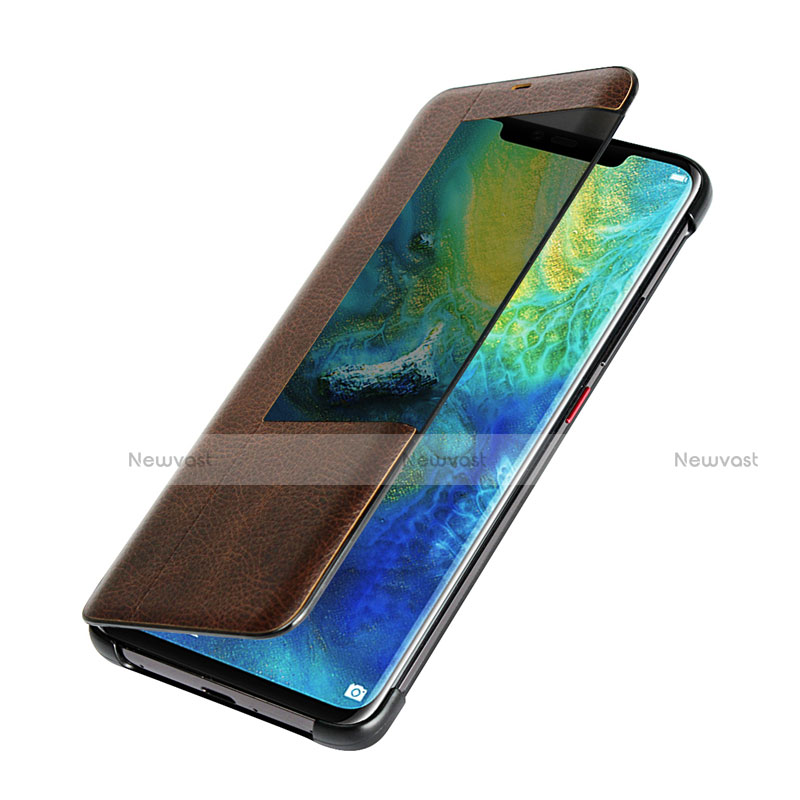 Leather Case Stands Flip Cover L04 Holder for Huawei Mate 20 Pro