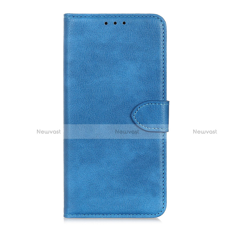 Leather Case Stands Flip Cover L04 Holder for Huawei Mate 40 Sky Blue