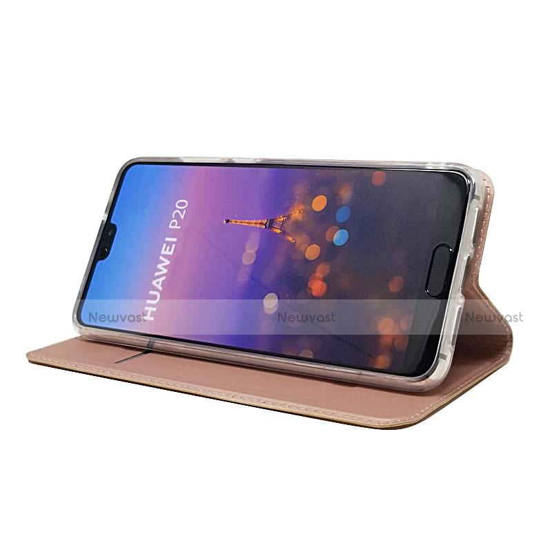 Leather Case Stands Flip Cover L04 Holder for Huawei P20