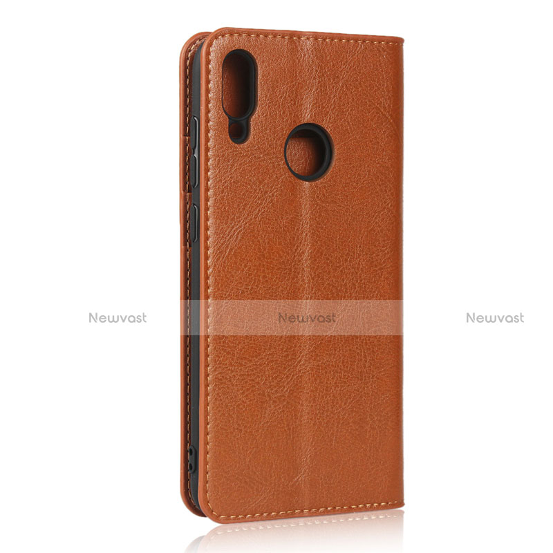 Leather Case Stands Flip Cover L04 Holder for Huawei Y7 (2019)