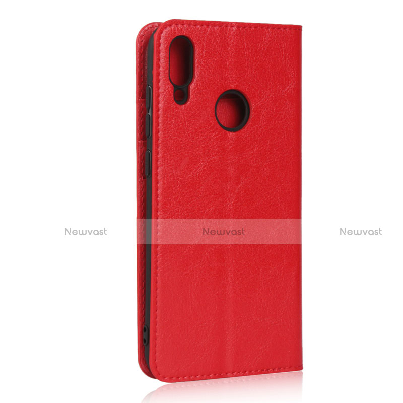 Leather Case Stands Flip Cover L04 Holder for Huawei Y7 (2019)