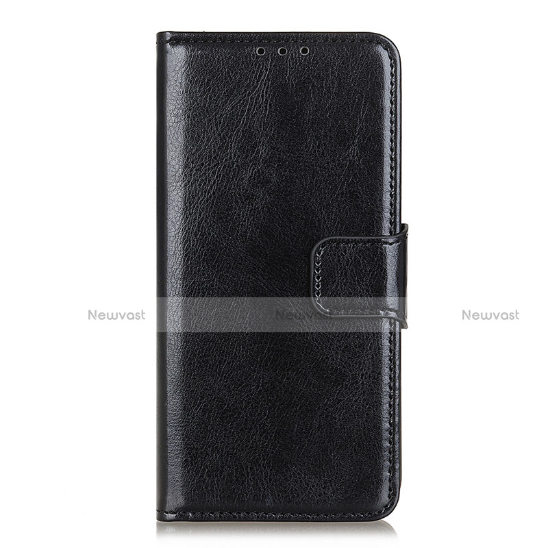 Leather Case Stands Flip Cover L04 Holder for LG K42 Black