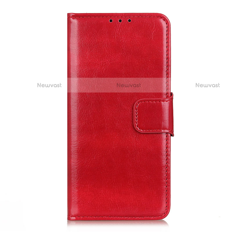 Leather Case Stands Flip Cover L04 Holder for LG K62 Red