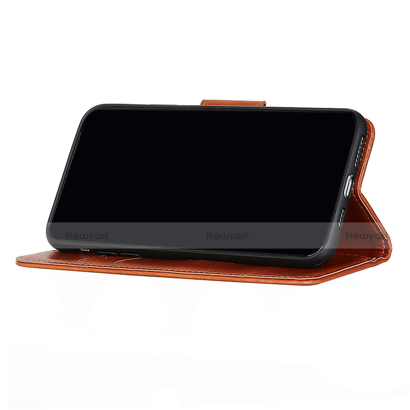 Leather Case Stands Flip Cover L04 Holder for LG Q52