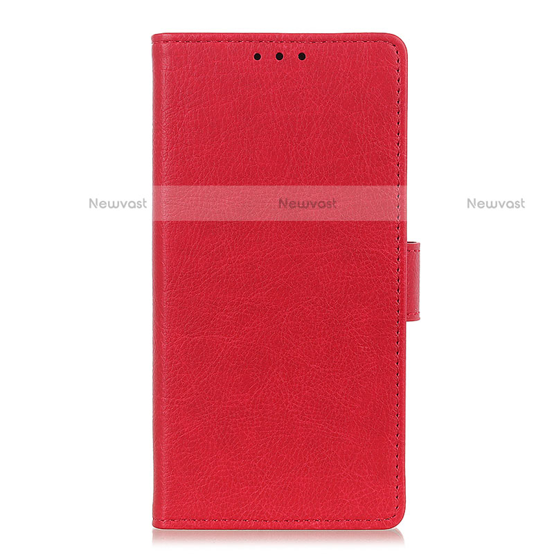 Leather Case Stands Flip Cover L04 Holder for LG Stylo 6 Red