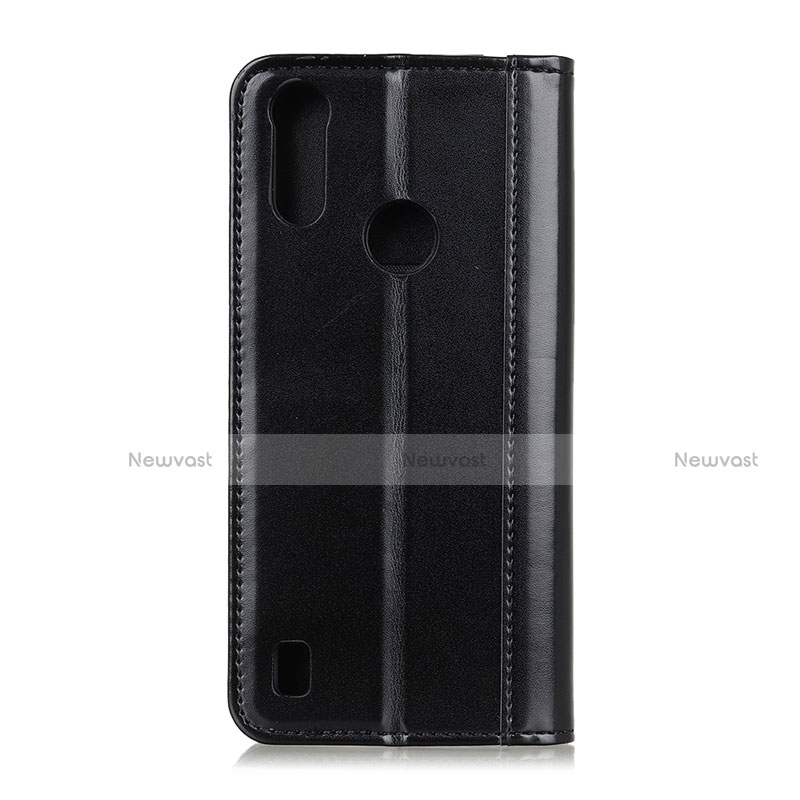 Leather Case Stands Flip Cover L04 Holder for Motorola Moto E6s (2020)