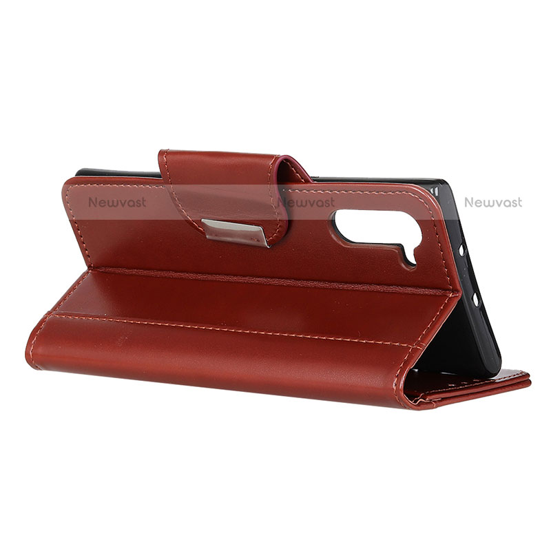 Leather Case Stands Flip Cover L04 Holder for Motorola Moto Edge