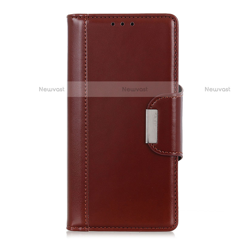 Leather Case Stands Flip Cover L04 Holder for Motorola Moto Edge