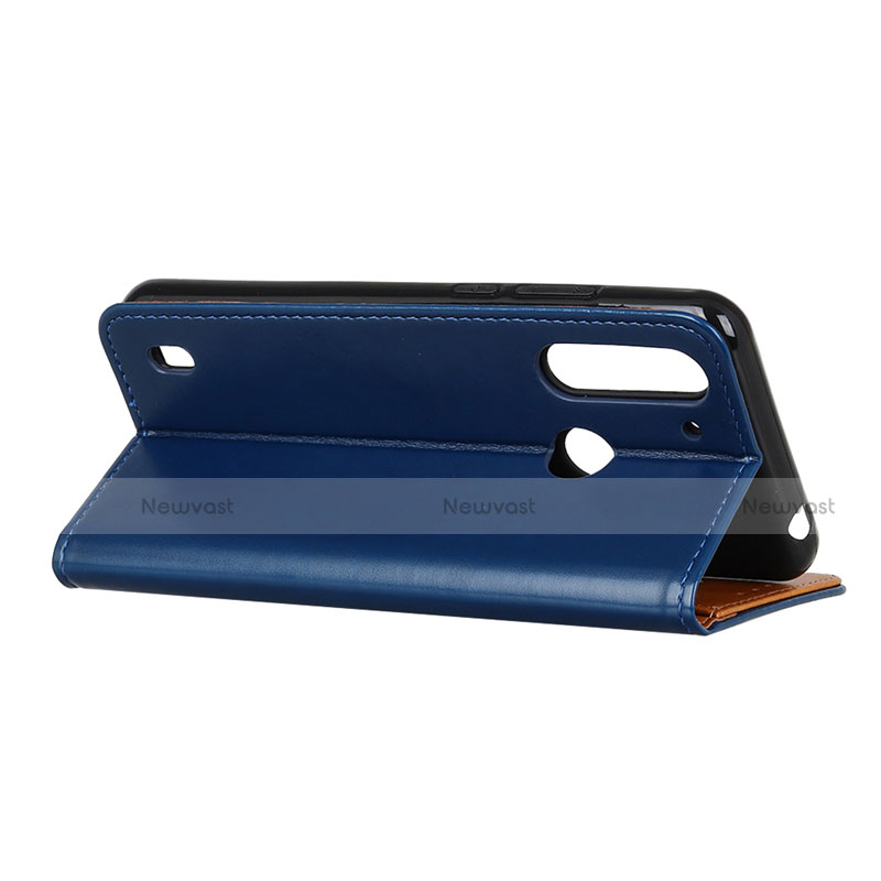 Leather Case Stands Flip Cover L04 Holder for Motorola Moto G8 Power Lite
