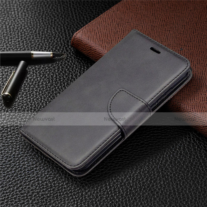 Leather Case Stands Flip Cover L04 Holder for Nokia 1.3 Black