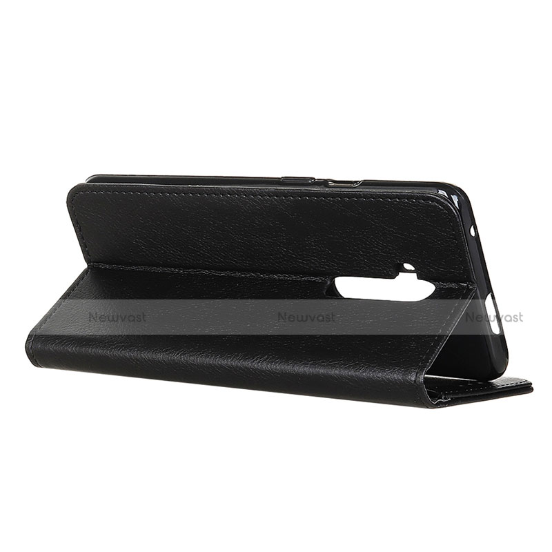 Leather Case Stands Flip Cover L04 Holder for OnePlus 7T Pro