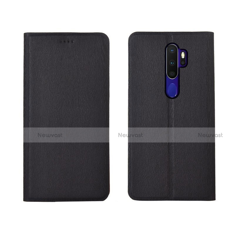 Leather Case Stands Flip Cover L04 Holder for Oppo A5 (2020)