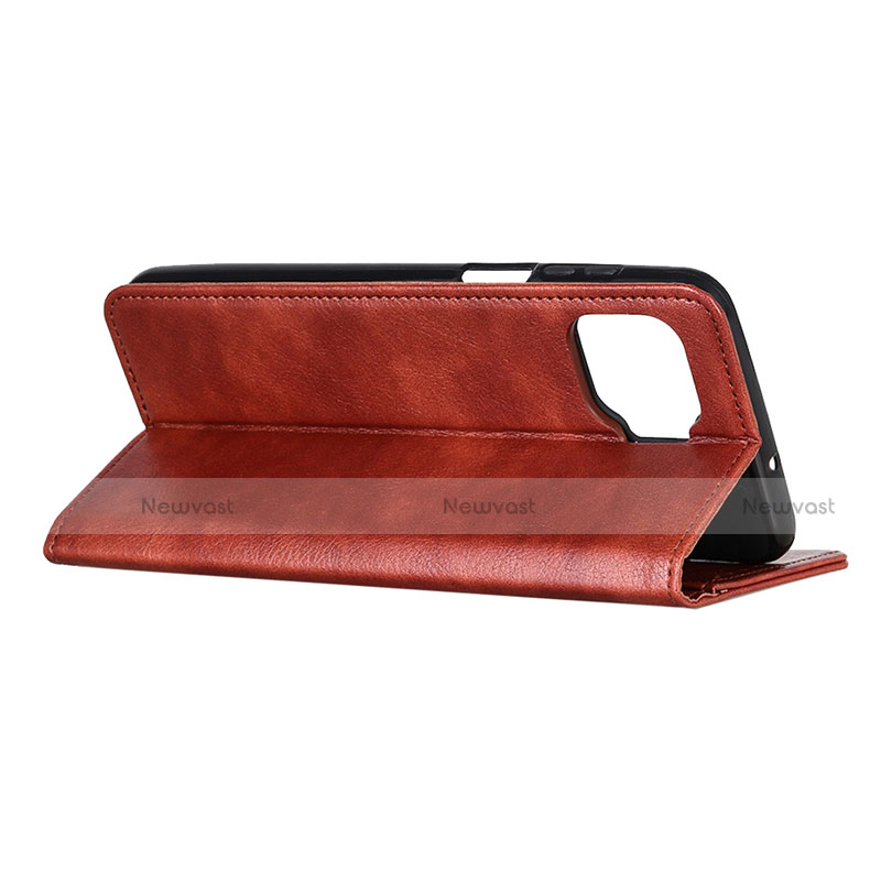 Leather Case Stands Flip Cover L04 Holder for Oppo Reno4 F