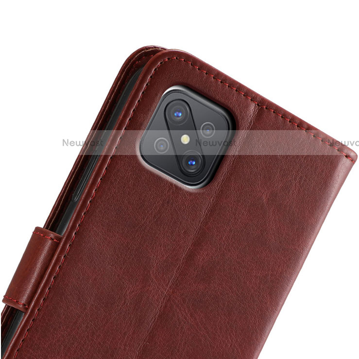 Leather Case Stands Flip Cover L04 Holder for Oppo Reno4 Z 5G