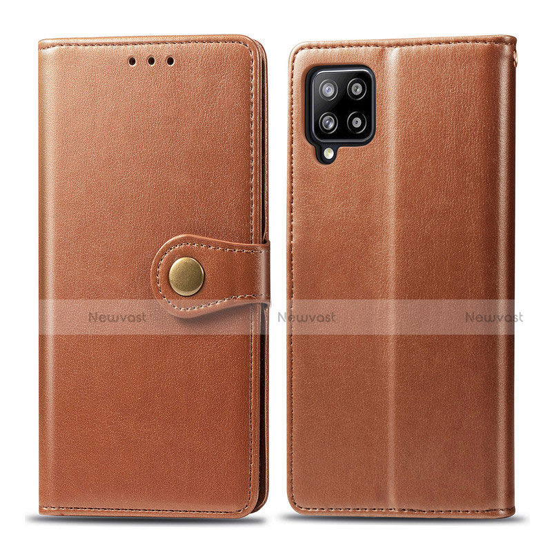 Leather Case Stands Flip Cover L04 Holder for Samsung Galaxy A42 5G