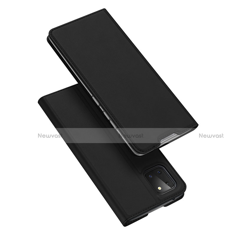 Leather Case Stands Flip Cover L04 Holder for Samsung Galaxy A81