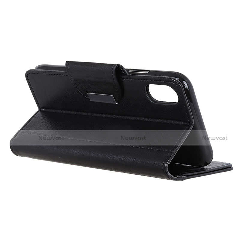 Leather Case Stands Flip Cover L04 Holder for Samsung Galaxy M01 Core