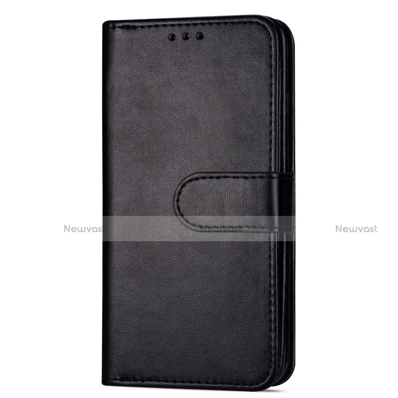 Leather Case Stands Flip Cover L04 Holder for Samsung Galaxy S20 5G Black