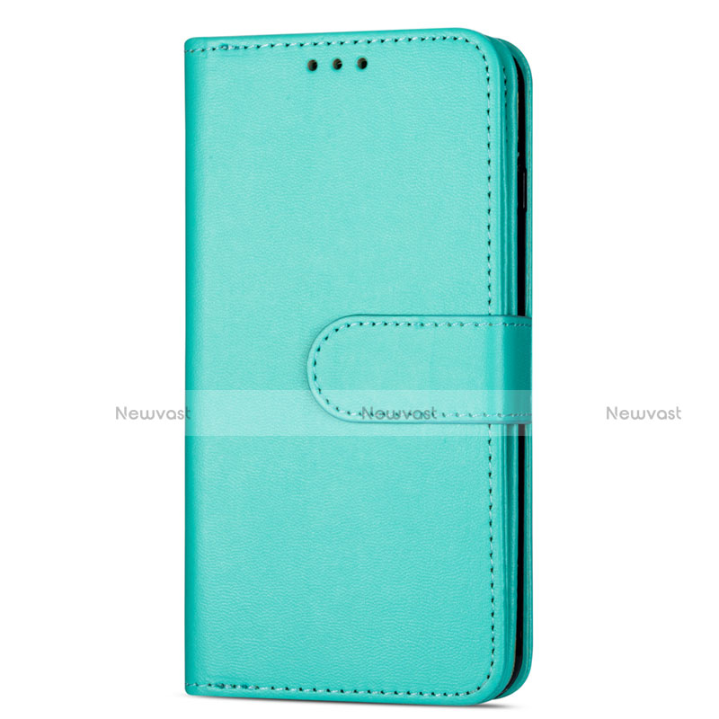 Leather Case Stands Flip Cover L04 Holder for Samsung Galaxy S20 5G Green