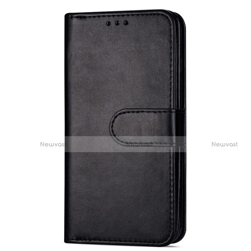 Leather Case Stands Flip Cover L04 Holder for Samsung Galaxy S20 Ultra 5G Black