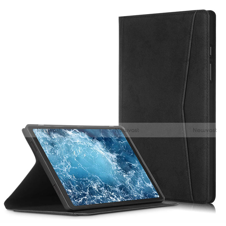 Leather Case Stands Flip Cover L04 Holder for Samsung Galaxy Tab A7 4G 10.4 SM-T505 Black