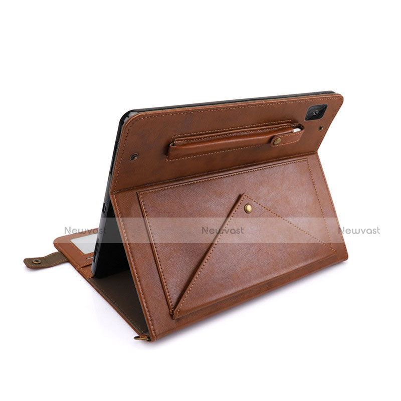 Leather Case Stands Flip Cover L04 Holder for Samsung Galaxy Tab S6 Lite 4G 10.4 SM-P615