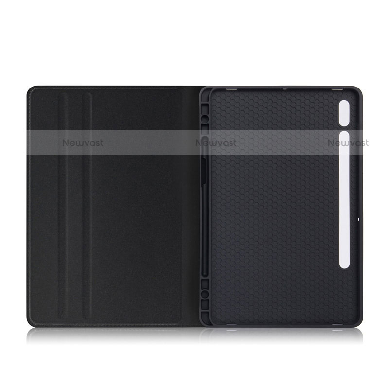 Leather Case Stands Flip Cover L04 Holder for Samsung Galaxy Tab S7 Plus 5G 12.4 SM-T976