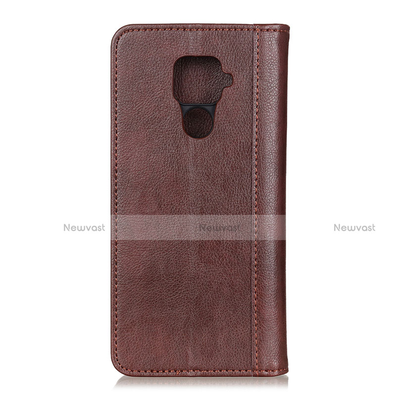 Leather Case Stands Flip Cover L04 Holder for Sharp AQUOS Sense4 Plus