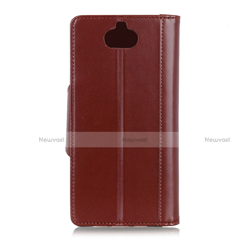 Leather Case Stands Flip Cover L04 Holder for Sony Xperia 8 Lite