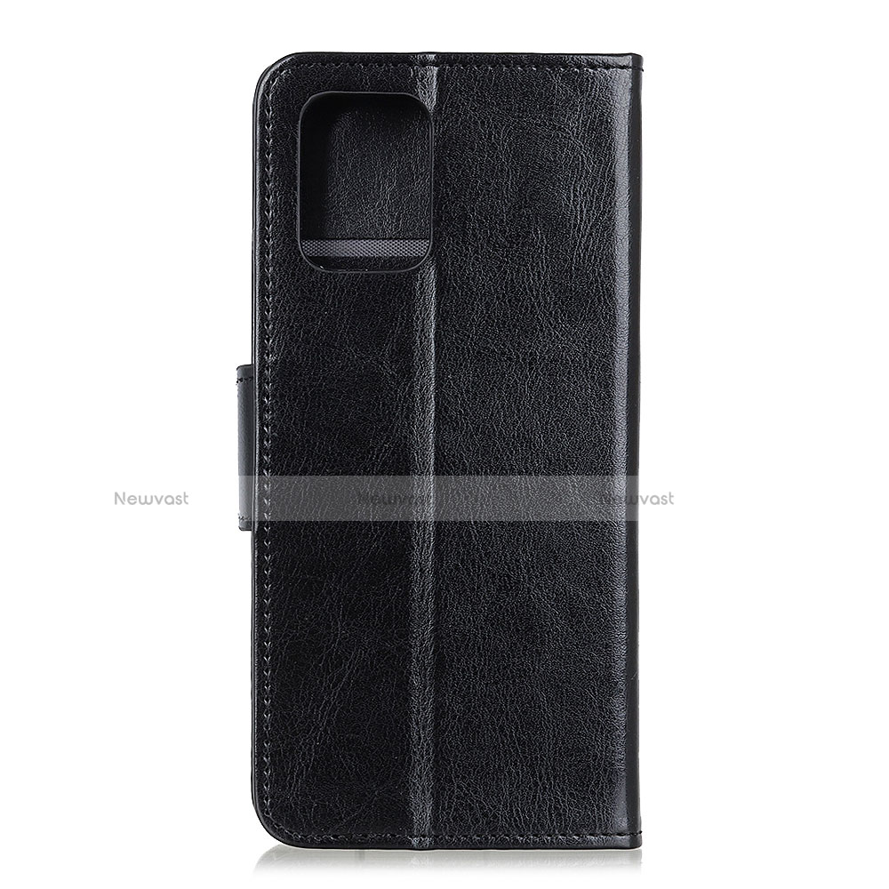 Leather Case Stands Flip Cover L04 Holder for Xiaomi Mi 10 Lite Black