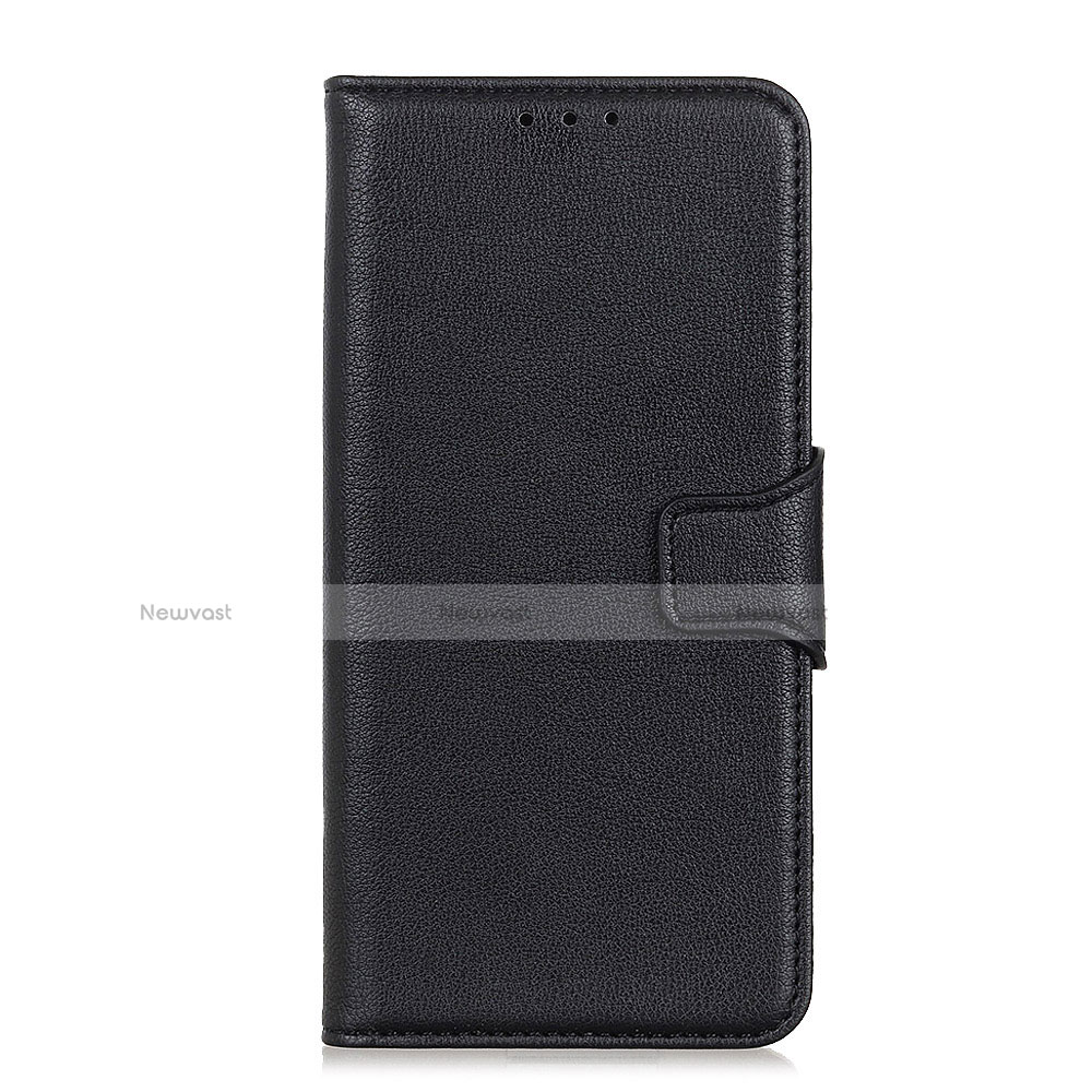 Leather Case Stands Flip Cover L04 Holder for Xiaomi Redmi 9AT Black