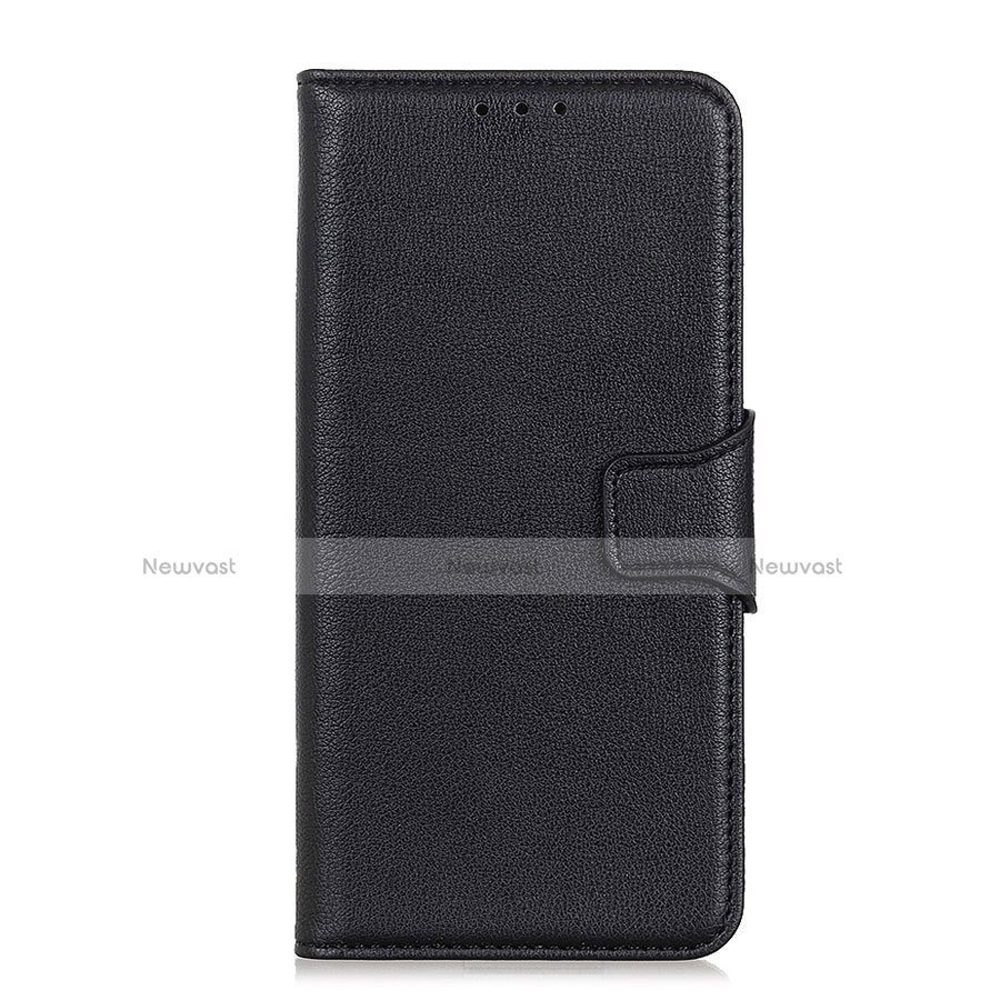 Leather Case Stands Flip Cover L04 Holder for Xiaomi Redmi 9i Black