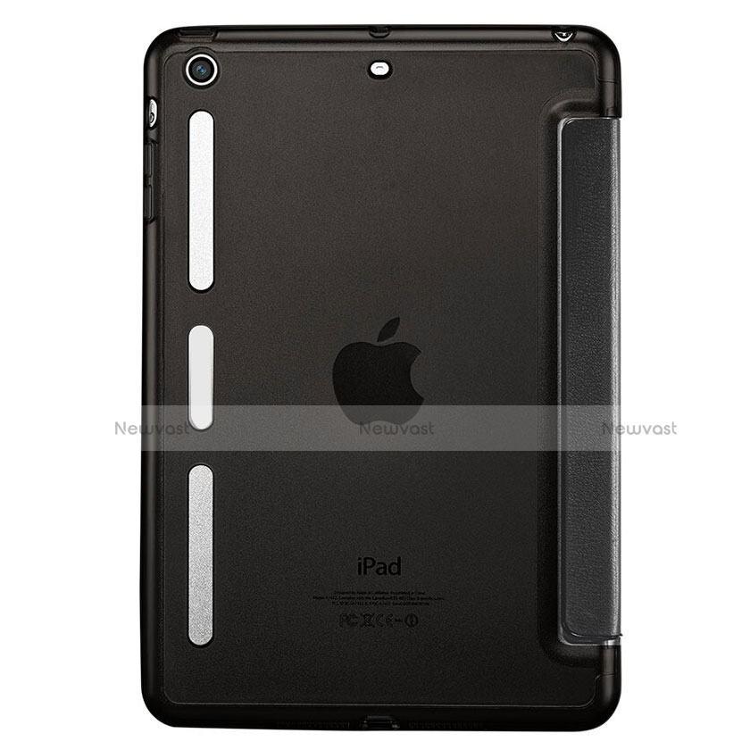 Leather Case Stands Flip Cover L05 for Apple iPad Mini 2 Black