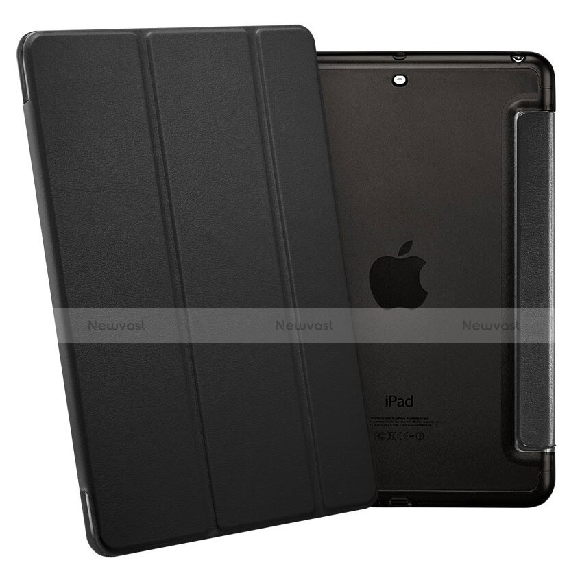 Leather Case Stands Flip Cover L05 for Apple iPad Mini 3 Black