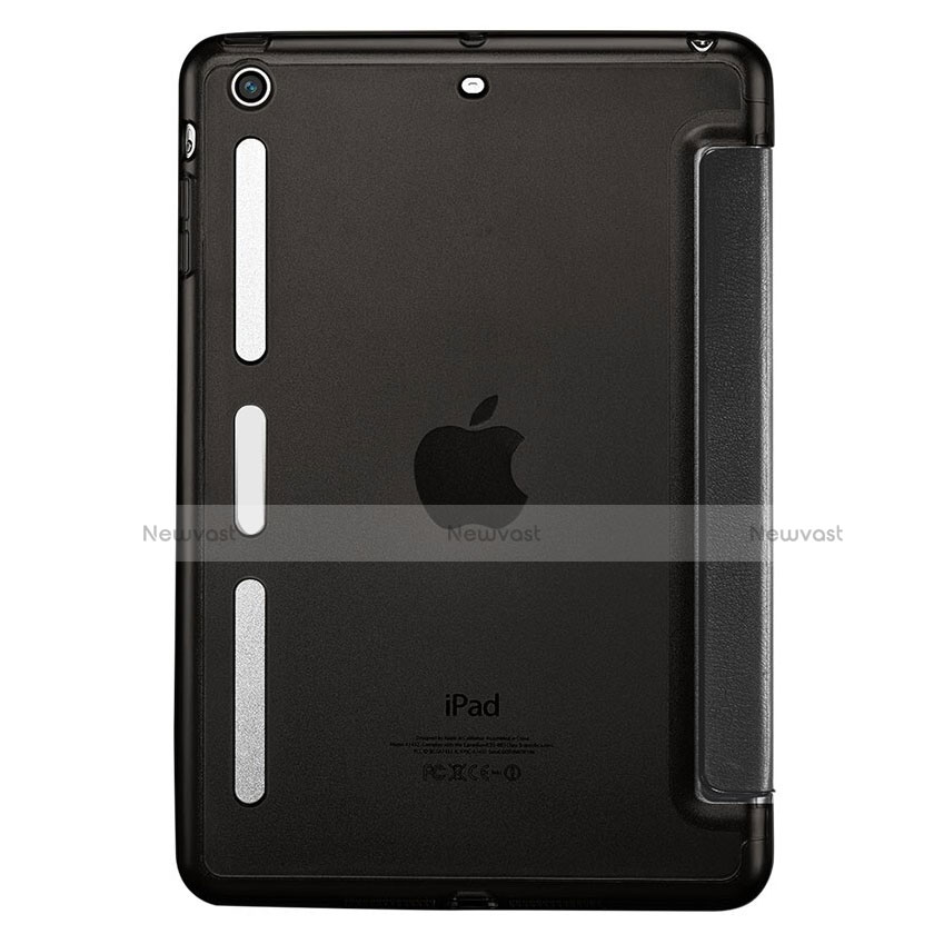 Leather Case Stands Flip Cover L05 for Apple iPad Mini 3 Black