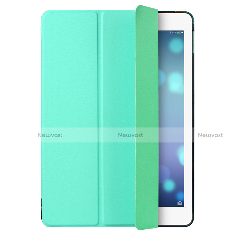 Leather Case Stands Flip Cover L05 for Apple iPad Mini 4 Green