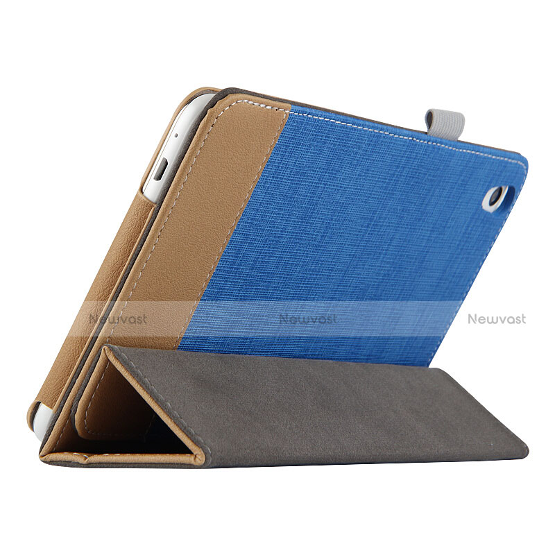 Leather Case Stands Flip Cover L05 for Huawei Honor Pad 2 Blue